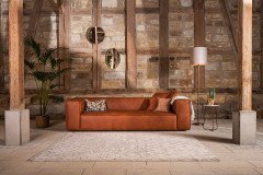 18050 Around the Block von Willi Schillig - Ledersofa cognac