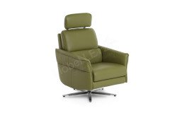 1203 von Himolla - Ecksofa Ausführung links olive