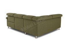 1203 von Himolla - Ecksofa Ausführung links olive