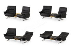 4905 von Himolla - Trapez-Sofa espresso