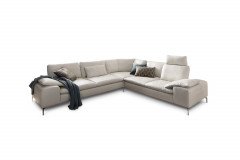 16540 Valentinoo von Willi Schillig - Ledergarnitur rechts cream white