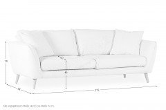 Yorin von Skandinavische Möbel - Megasofa natur