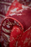 Ferrara von Schröno - Polstersofa rot gemustert