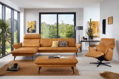 1928 von Himolla - Ledersofa Ausführung links mais