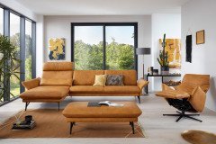 1928 von Himolla - Ledersofa Ausführung links mais