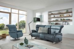 4708 von Himolla - Trapezsofa azuro