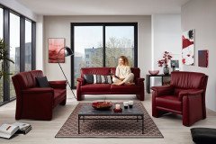 9002 von Himolla - Leder-Ensemble campari