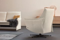 9065 von Himolla - Ledergarnitur perle