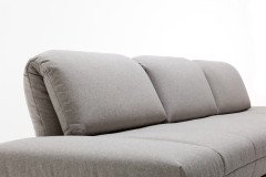 CR.420 von creation by Rolf Benz - Eckgarnitur Ausführung rechts platingrau