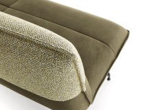 KOINOR Smile - Eckbank in Grün & Mattschwarz