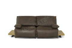 KOINOR Edit 2 - Ledersofa schoko