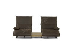 KOINOR Edit 2 - Ledersofa schoko