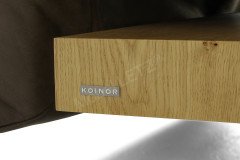 KOINOR Edit 2 - Ledersofa schoko