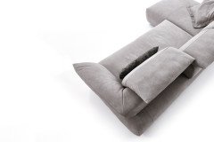 KOINOR Avivo - Ledergarnitur Variante links asphalt