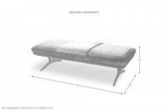 KOINOR Francis-LE22 - Wohnlandschaft Variante rechts anthrazit