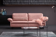 1077 von Himolla - Ledergarnitur lachs