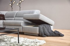 1501 von Himolla - Ecksofa Ausführung rechts gletscher