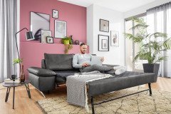 Senayo von Himolla - Ledersofa brikett