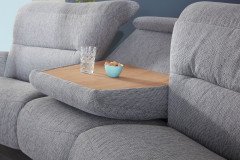 Recreo von Himolla - Trapezsofa silber