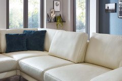 Civita von Polinova - Ledergarnitur Variante rechts white