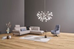 1370 von Himolla - Ecksofa Ausführung rechts simple