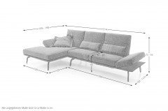 KOINOR Fendo - Designersofa links grün