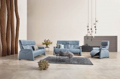 4926/4927 von Himolla - Leder-Duo aqua