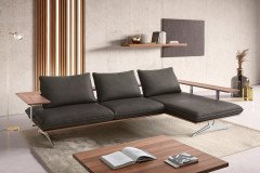 KOINOR Hendson - Designersofa rechts quartz