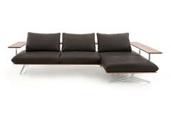 KOINOR Hendson - Designersofa rechts quartz