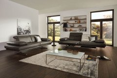 1810 von Himolla - Leder-Ensemble zinn