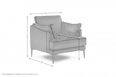 Fleur von Calia Italia - Ruhesessel oceano