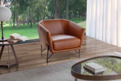 Venere von Calia Italia - Ledersofa cognac