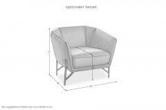 Venere von Calia Italia - Ledersofa cognac