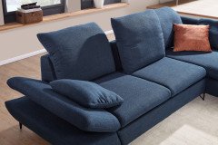 15254 Jazz Plus von Willi Schillig - Ecksofa Ausführung rechts blue