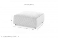 MR Lucia von Musterring - Ecksofa Variante links snow