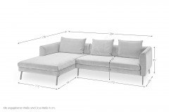 Avenio 2.0 von Ole Gunderson - Ecksofa Variante links sand