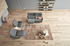 4051 von Himolla - Polster-Duo grey