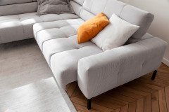 Casablanca von Ole Gunderson - Polsterecke Variante links silber