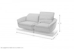 KOINOR Mooove - Ledersofa fire