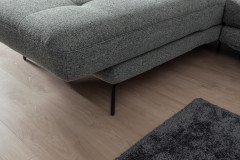 Almere von ADA Mindful Living - Eckgarnitur links blue-grey