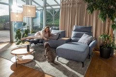 Salvia von ADA Mindful Living - Eckgarnitur rechts pastel-blue