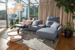 Salvia von ADA Mindful Living - Eckgarnitur rechts pastel-blue