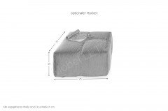 MR Marlo von Musterring - Polsterecke Ausführung rechts beige