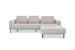 Sunfort von set one by Musterring - Ecksofa Variante rechts silver