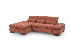 SO 4100 von set one by Musterring - Ecksofa Variante links kupfer