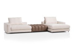 Berry-LE24 von designwerk - Ecksofa rechts cloud-dancer