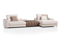 Berry-LE24 von designwerk - Ecksofa rechts cloud-dancer