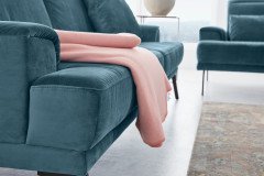 MR 4580 von Musterring - Polster-Duo blue-grey