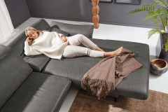 MR 1350 von Musterring - Ecksofa Variante rechts graphit