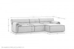 Vola-LE24 von designwerk - Ledergarnitur rechts dijon